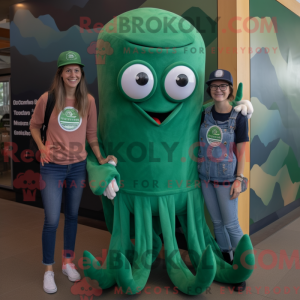 Maskotka Forest Green Squid...