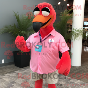 Pink Flamingo mascot...