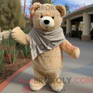 Tan Bear-maskotdraktfigur...