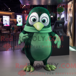 Green Penguin mascot...