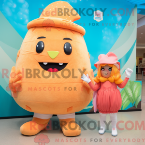 Peach Nachos mascot costume...