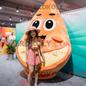 Peach Nachos mascot costume...