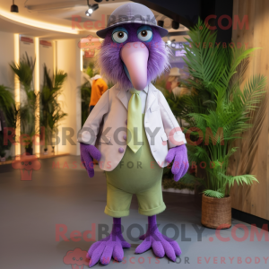 Lavender Kiwi mascot...