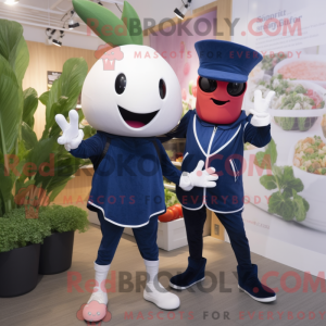 Navy Radise maskot kostume...