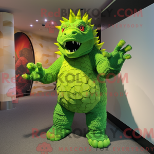 Limegrønn Ankylosaurus...