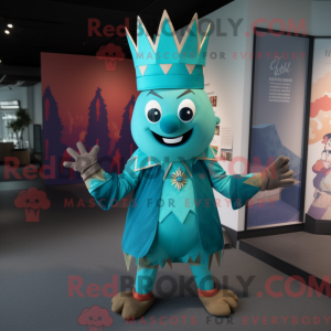 Postava maskota Teal King...