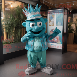 Postava maskota Teal King...