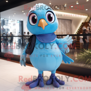 Sky Blue Quail mascot...