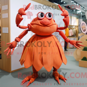 Rust Crab mascot costume...