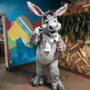 Silver Donkey mascot...