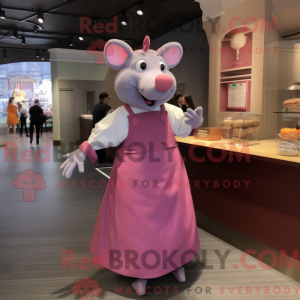 Pink Ratatouille mascot...