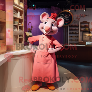 Pink Ratatouille mascot...