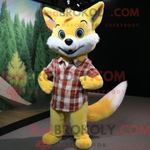 Lemon Yellow Fox mascot...