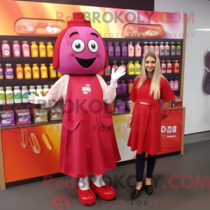 Magenta Bottle Of Ketchup...