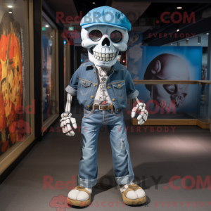 Skull mascot costume...