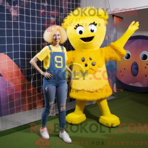 Yellow Soccer Goal...