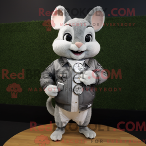 Sølv Chinchilla maskot...