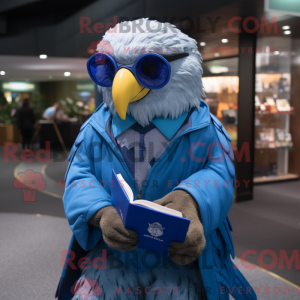 Blue Haast S Eagle mascot...