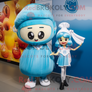 Cyan Ramen mascot costume...