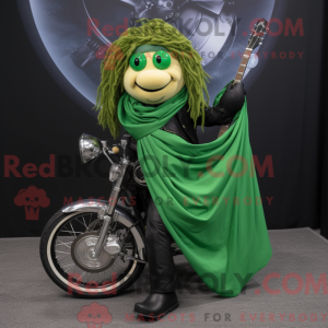 Grøn Celtic Harpe maskot...