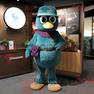 Disfraz de mascota Teal...