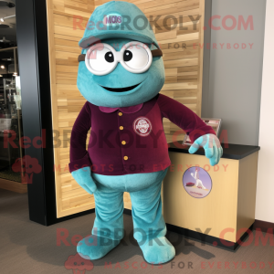Disfraz de mascota Teal...
