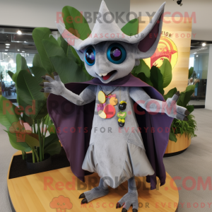 Silver Fruit Bat mascot...
