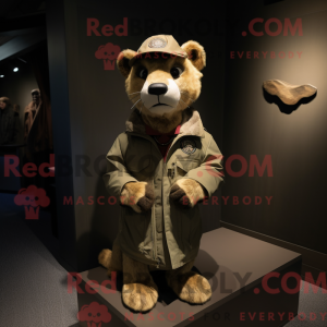 Olive Smilodon mascot...