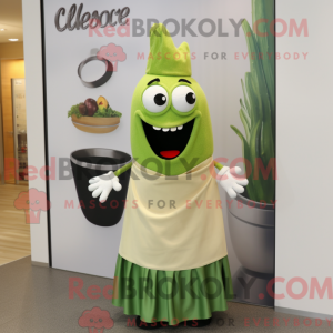Maskottchenkostüm Olive...