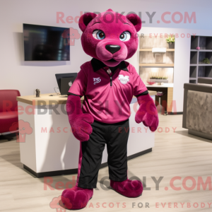 Magenta Jaguar mascot...