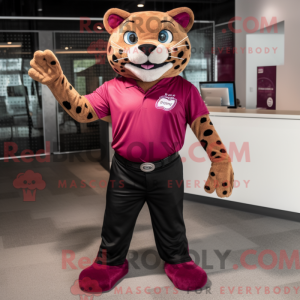 Magenta Jaguar mascot...