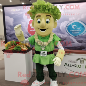 Caesar Salat maskot kostume...