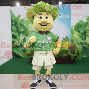 Caesar Salad mascot costume...
