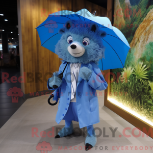 Blue Hedgehog maskot...