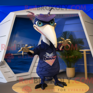 Navy Pterodactyl mascot...