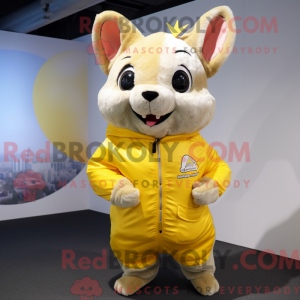 Yellow Chinchilla mascot...