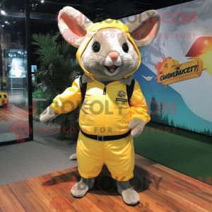 Yellow Chinchilla mascot...