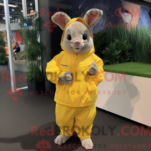 Yellow Chinchilla mascot...