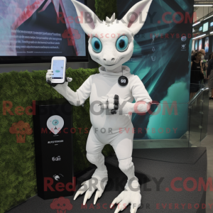White Chupacabra mascot...