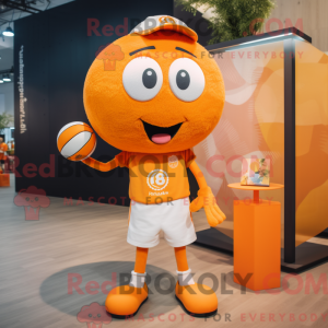 Orange Volleyball Ball...