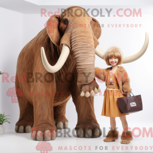 Mammoth mascot costume...