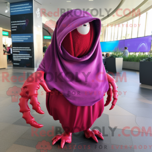 Magenta Hermit Crab mascot...
