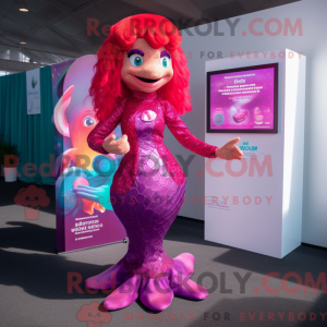 Postava maskota Magenta...