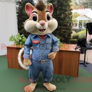 Olive Squirrel mascot...