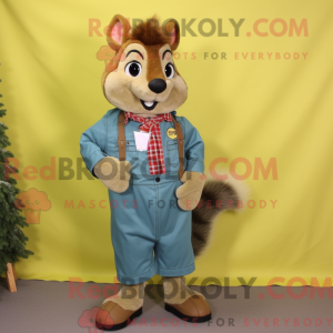 Olive Squirrel maskot...