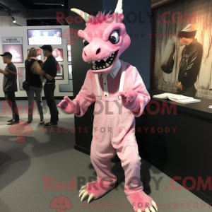 Pink Chupacabra mascot...