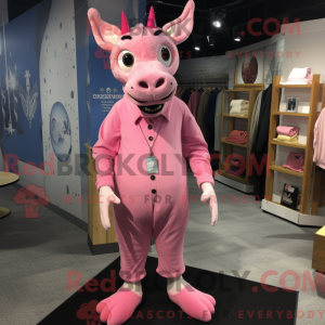 Pink Chupacabra maskot...
