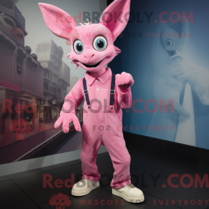 Pink Chupacabra mascot...