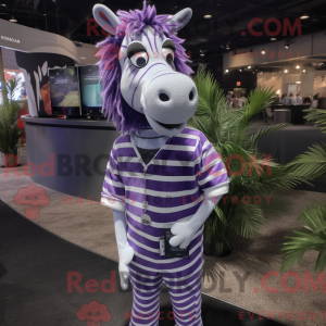 Lavender Zebra mascot...