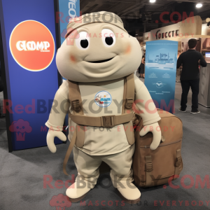 Tan Clam Chowder mascot...